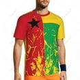 thumbnail image 4 of Exclusive design Guinea-Bissau Flag Grain 3D Printed Men For Running Bike Soccer Tennis Fitness Sports tshirt Mesh Short T-shirt, 4 of 10