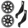 thumbnail image 1 of 2 Pcs Light Flashing Mute Children Bike Auxiliary Wheel Accessories With 14 Inch Bracket (Black), 1 of 5