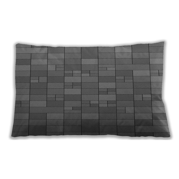 Ahgly Company Indoor Rectangular Contemporary Lumbar Throw Pillow, 13 inch by 19 inch
