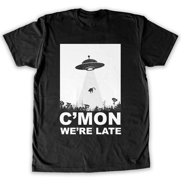 Function - C'mon We're Late Alein Abduction Men's Fashion T-Shirt