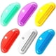 thumbnail image 1 of Paquete de 6 clips dispensadores de pasta de dientes para baño (verde, blanco, azul, amarillo, rojo, morado), 1 of 7