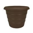 thumbnail image 1 of The HC Companies Pot de Jardinière en Plastique pour Marina Intérieure et Extérieure 20 Pouces, Marron Chocolat, 1 of 3