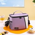 thumbnail image 6 of maho Small Lunch Box For Men Women Super Thermal Insulated Lunch Cooler Bag Reusable Lunch Pail With Adjustable Shoulder Strap For Work School Picnic Purple on Clearance, 6 of 9