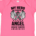 thumbnail image 4 of Inktastic My Hero is Now My Angel Brain Cancer Awareness Boys or Girls Baby Bodysuit, 4 of 5