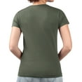 thumbnail image 2 of Women's G-III 4Her by Carl Banks Green Dallas Stars Super-Slim Fit Lightweight Flower Logo V-Neck T-Shirt, 2 of 2