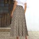 thumbnail image 4 of Faldas de cintura elástica con volantes fruncidos informales con estampado de moda para mujer Wmkox8yi FGJ2075, 4 of 9