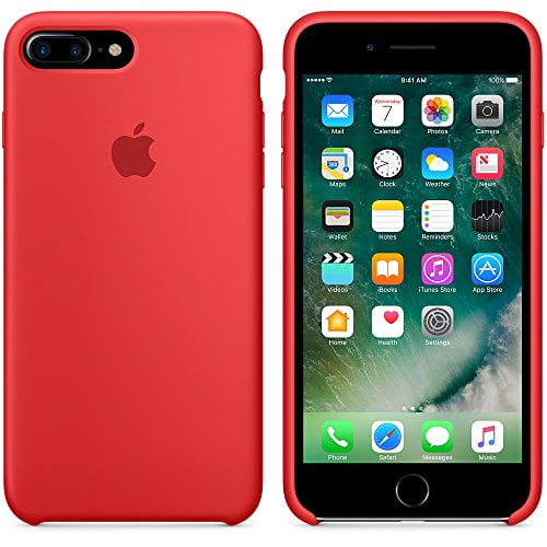 Apple Silicone Case For Iphone 7 Plus Red