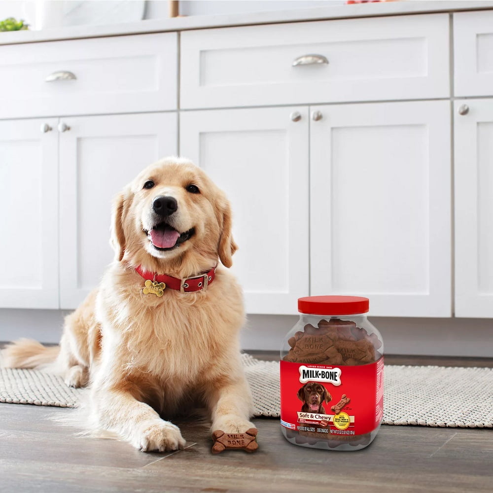 Milk-Bone Soft & Chewy Beef & Filet Mignon Recipe Dog Snacks (37 oz.)