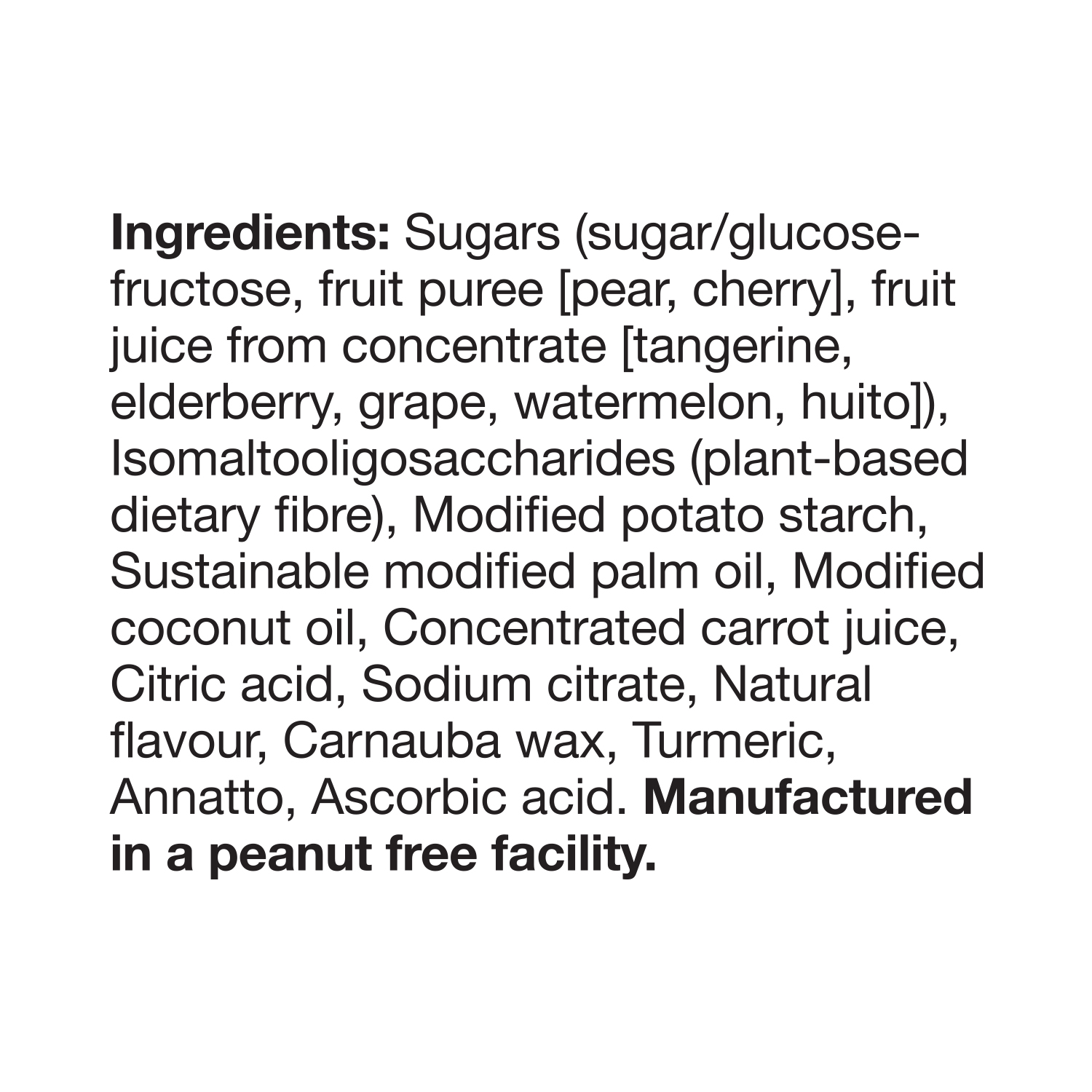 REALFRUIT 33% Less Sugar Sunshine Smash, Dare Real Fruit Candy 120 gr