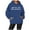 Blue, variant on Hoodies Sweatshirt for Women Jesus Loves You Print Hooded Sweatshirts Letter Print Hoodies Oversized Pullover Sweatshirts Womens Fall Outfits 2025 Young Women's Wear