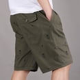 thumbnail image 3 of Ceisia Men's Printed Casual Sports Shorts Summer Loose Straight-Leg 5-Inch Shorts with All-Over Print Army Green XXXL Gifts, 3 of 6