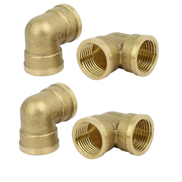 DN15 1/2BSP Female Thread Brass 90 Degree Elbow Pipe Connecting