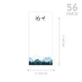 thumbnail image 5 of Koyal Wholesale Mountain Forest Printable Wedding Paper Menu Cards for DIY Printer, Pack of 52, 5 of 5