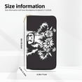 thumbnail image 2 of Leather Thin Slim Wallets for Women Men - Floral Cow Silhouette Clutch Card Wallet for Women Men with Zipper, 2 of 7