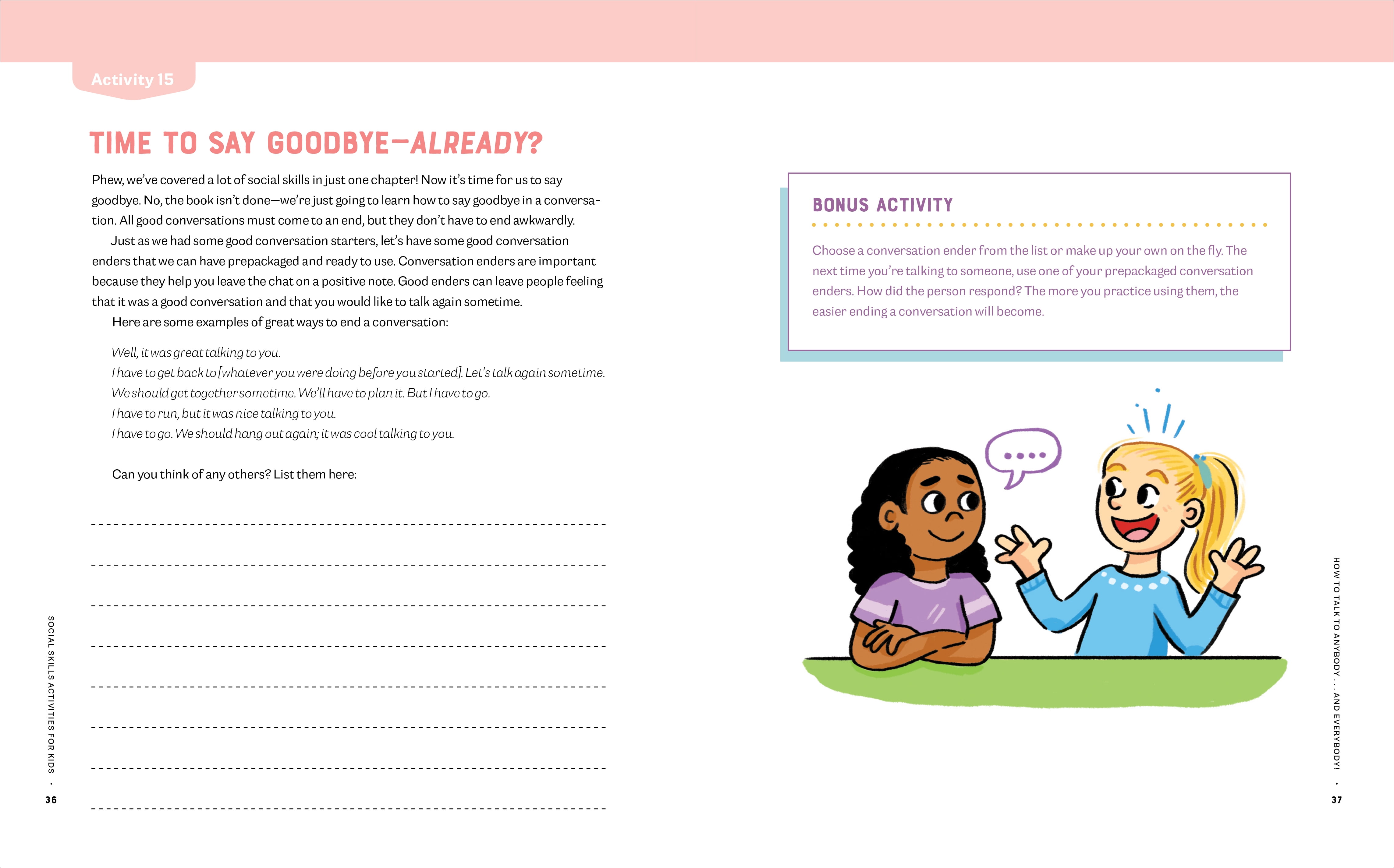 Social Skills Activities for Kids: 50 Fun Exercises for Making Friends, Talking and Listening, and Understanding Social Rules (Spiral Bound)