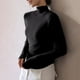 thumbnail image 4 of Top corto,Camiseta de manga corta de poliéster para mujer, cuello redondo, informal, ligera y cómoda, ideal para uso diario en primavera y verano, sopatenor, 4 of 8