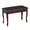 Brown, variant on Topbuy PU Leather Piano Bench Solid Wood Padded Double Duet Keyboard Seat w/ Storage Box Black