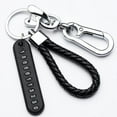 thumbnail image 2 of Llavero con número de teléfono móvil, cuerda tejida, llavero antipérdida para coche, colgante DIY para hombre y mujer, 8 unidades, 2 of 3