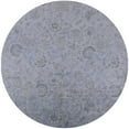 thumbnail image 1 of Ahgly Company Indoor Round Mid-Century Modern Light Slate Gray Oriental Area Rugs, 5' Round, 1 of 6