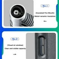 thumbnail image 5 of TOPRenddon Bright Fire Torch Lighter, Direct Charging Lighter Plastic Metal Visible Compartment Windproof New Compact and Portable Lgnition, 5 of 9