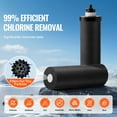 thumbnail image 2 of KFFKFF Water Purification Unit, Gravity-Driven, 1.5G 304 Stainless-Steel Tabletop Design, Water Purifier, Minimizes Lead and Eliminates up to 99% of Chlorine, Includes 2 Carbon Filters & Faucet, 2 of 9