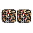 thumbnail image 3 of Uemuo Various Mushrooms Printed 2 PCS Car Windshield Sun Shade, Auto Sun Heat and UV Rays Blocker, Foldable Automotive Front Window Sunshade Protector, 3 of 7