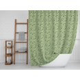 thumbnail image 4 of S4Sassy Green Cabbage Leaves Bathroom Decor Shower Waterproof Curtain Drapes Resistant-60 x 84 Inch, 4 of 6
