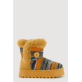 thumbnail image 2 of Women's Faux Fur Lined Button Loop Platform Booties, 2 of 3
