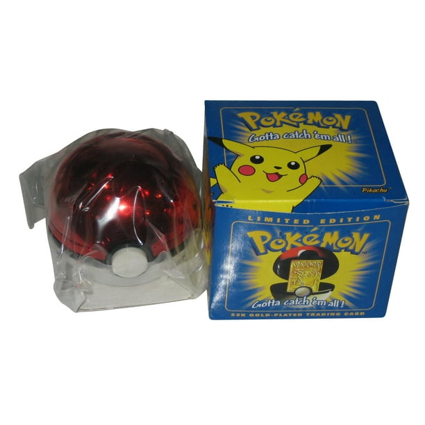 Pokemon Limited Edition 23k Gold Plated Pikachu Trading Card W Pokeball Toy Blue Box Walmart Com Walmart Com Pokemon Limited Edition 23k Gold Plated Pikachu Trading Card W Pokeball Toy Blue Box Walmart Com Walmart Com