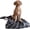 Walkies in the Park, variant on Towel - Super Absorbent Quick Drying Towels with Bag - Recycled - Puppy , Medium (90x50cm, 35x19)