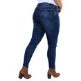 thumbnail image 3 of Pantalón de mezclilla stretch John Silver Betty Girls Corte skinny Color azul petróleo, 3 of 6