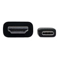 thumbnail image 4 of Tripp Lite USB C to HDMI Adapter Cable USB 3.1 Gen 1 4K M/M USB-C Black 9ft - Video cable - HDMI male to 24 pin USB-C male reversible - 9 ft - black - 4K support, 4 of 5