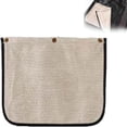 thumbnail image 2 of Apron Replacement Hand Towel Absorbent Woven Cotton Towel With Buttons Reusable & Washable Kitchen Hand Towel For Aprons Ideal For Cooking Baking Gardening & Daily Tasks(Grey,), 2 of 8
