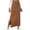 Brown, variant on EQWLJWE Womens Split Ribbed Knit Bodycon Maxi Skirt,High Waisted Stretchy Slim Fit Solid Color Side Slit Pencil Long Skirts Gift Brown XL