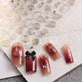 thumbnail image 5 of uñas pegatinas tridimensionales 3D oro caliente puro deseo viento retro Rosa hielo a través de las niñas pegamento trasero pasta de uñas, 5 of 5