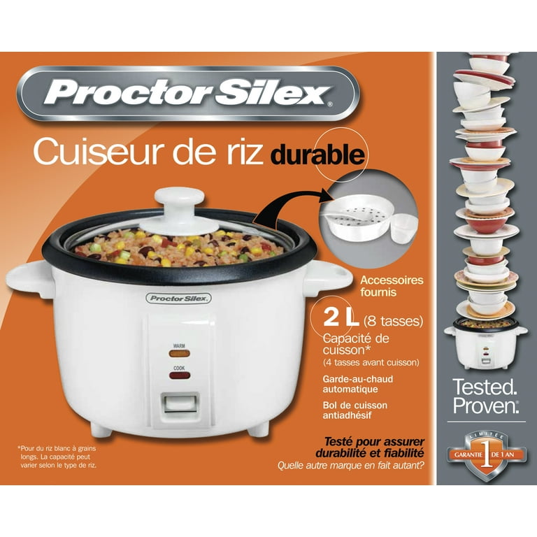 Proctor Silex 8-Cup Rice cooker White 37534NR - Best Buy