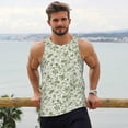 thumbnail image 5 of Rocae Green Rabbit for Men's Workout Tank Top Men's Running Tank Top Dry Fit Athletic Workout Tank Tops3X-Large, 5 of 9