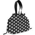 thumbnail image 4 of Lunch Bag for Women Insulated Womens Drawstring Lunch Bag for Work, Stain-Resistant Large Lunch Box for Women with Containers, Cinch Closure Cromwell Bag Black Man Reusable Lunch Bag Office, 4 of 4