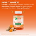 thumbnail image 5 of Qunol Zero Sugar Turmeric Gummies, Gummy with 500mg Turmeric Curcumin, Joint Support Supplement, Ultra High Absorption Tumeric Curcumin, Vegetarian, Gluten Free, 90 Count, 5 of 9
