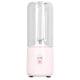 thumbnail image 2 of Licuadora portátil 6 cuchillas USB recargable multifunción mini mezclador de frutas exprimidor taza para el hogar estudiante 500 ml rosa, 2 of 10
