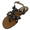 Blue, variant on Women's Eyelets Grommet Criss Cross Faux Snake Skin Strap Sandals