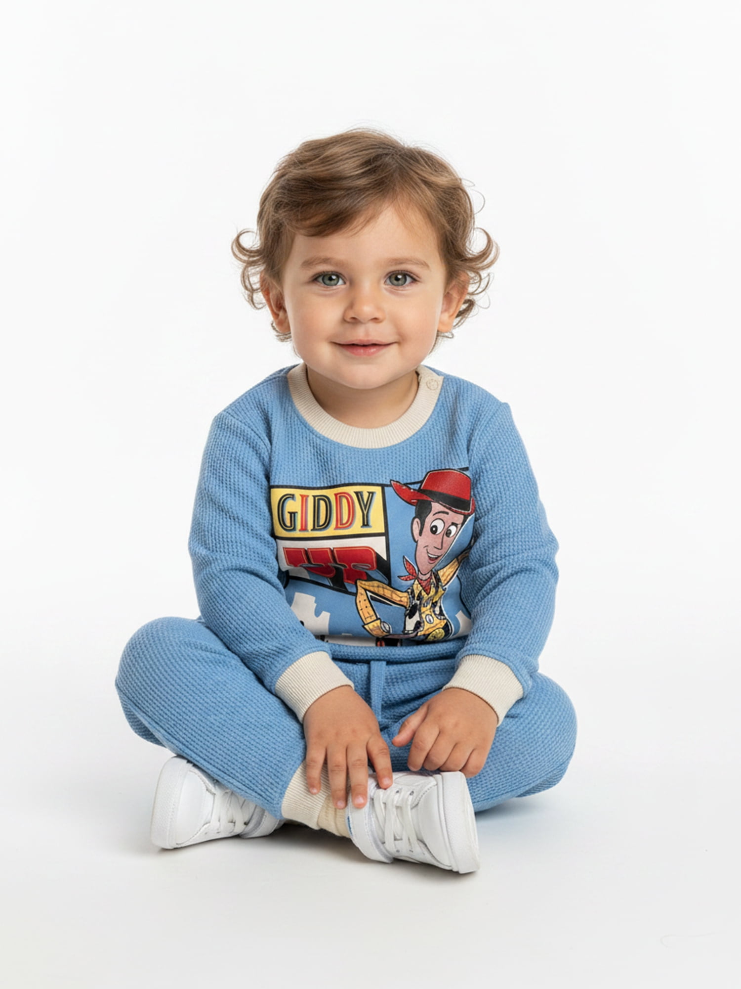 Toy Story Baby Boys Waffle Knit Top and Pants Set, 2-Piece, Sizes 0M-24M