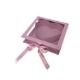 thumbnail image 4 of Caja de regalo con forma de corazón y flores para Valentín, con tapa transparente, creativa, elegante, romántica y rellenable, ideal para regalar Rosa, 4 of 8