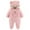 Pink, variant on Verugu Cute Baby Boys Girls Snowsuit Jackets Winter Ears Hooded Footie Cotton Romper Jumpsuits New Born Baby Infant Winter Warm Thicken Coat Snow Outwear Jumpsuits Blue, 6-9 Months