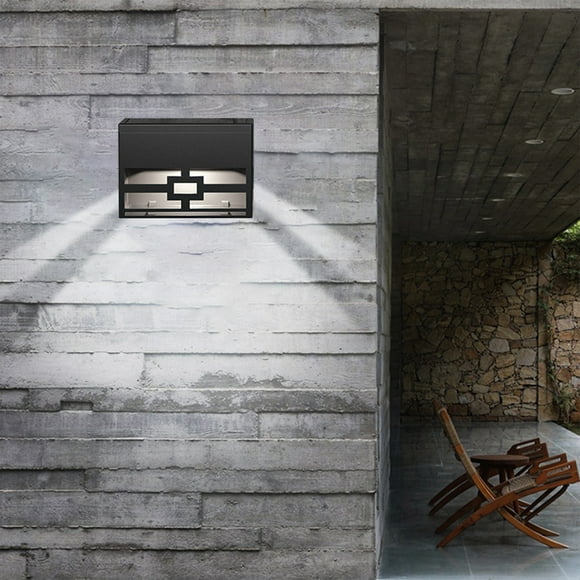 Économies d'Été Kcavykas Lampadaire Solaire, Lampadaire Solaire Extérieur Étanche Ip55, du Crépuscule à l'Aube, Projecteur DEL avec Détecteur de Mouvement et Lumière RVB Constante