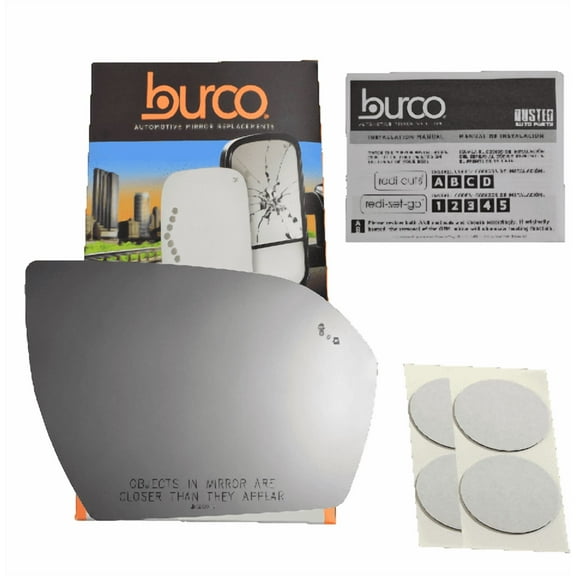 Burco 5850B Compatible with 20-23 Ford Expedition/20-23 Lincoln Navigator Right Passenger Side Mirror Glass with Blind Spot Detection