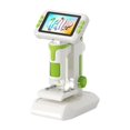thumbnail image 1 of TISHITA Microscope pour Enfants Jouet Scientifique à Mise au Point Réglable pour Garçons Filles Étudiants Vert, 1 of 8