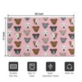 thumbnail image 5 of Pit Bull Terrier Door Rugs,Washable Non Slip Door Mats Indoor,Decorative Door Mats,Entry Mat Indoor for Entrance,Bedroom,Kitchen,Bathroom,17"x30", 5 of 6