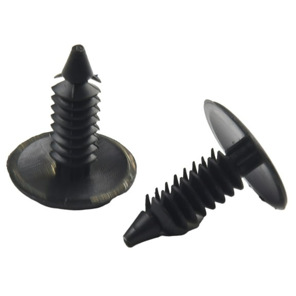 50PCS 8Mm Hole Car Clips Bumper Shield Retainer Plastic Rivet Push Pin