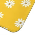 thumbnail image 3 of Floral Dish Drying Mat with Daisy Pattern Microfiber Absorbent Foldable Kitchen Counter Rack Pad Spring Summer 18x24 Inch, 3 of 5